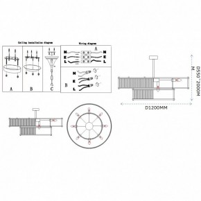Светильник на штанге Imperiumloft RH Marais Round Chandelier 40,2668 в Казани - kazan.ok-mebel.com | фото 11