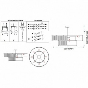 Светильник на штанге Imperiumloft RH Marais Round Chandelier 40,2668 в Казани - kazan.ok-mebel.com | фото 11