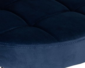 Табурет барный DOBRIN BRUNO BLACK, синий велюр (MJ9-117) в Казани - kazan.ok-mebel.com | фото 4