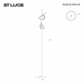 Торшер ST-Luce LILT SL6210.405.02 в Казани - kazan.ok-mebel.com | фото 2