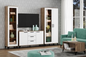 Тумба НМ 013.79 "Марсель" (Меренга/Дуб Крафт Табачный) в Казани - kazan.ok-mebel.com | фото 3
