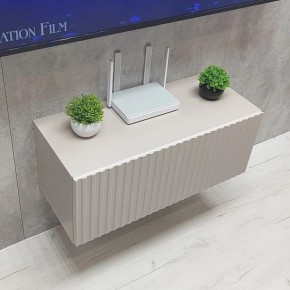 Тумба подвесная под ТВ LINES MTV3-MA 900 Бежевый (Леда-М 10.1.5) в Казани - kazan.ok-mebel.com | фото 8