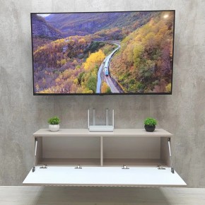 Тумба подвесная под ТВ LINES MTV4-MA 1150 Бежевый (Леда-М 10.1.5) в Казани - kazan.ok-mebel.com | фото 3