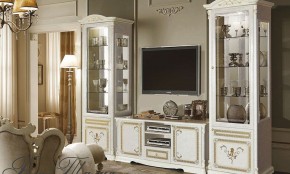 Витрина 1-дверная (11.321) Роза Талия (беж) в Казани - kazan.ok-mebel.com | фото 2