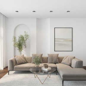Встраиваемый светильник Denkirs FLAT DK2091-BK в Казани - kazan.ok-mebel.com | фото 5