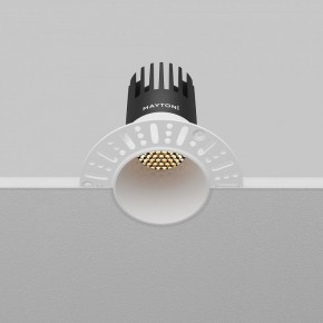 Встраиваемый светильник Maytoni Dip DL120-10W-2.7K-TRS-W в Казани - kazan.ok-mebel.com | фото 8
