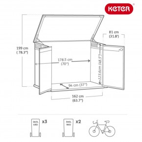 Ящик-шкаф Премьер Джамбо (Premiere JUMBO) 2020 л. в Казани - kazan.ok-mebel.com | фото 2
