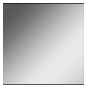 Зеркало Corsica 600х600 black без подсветки Sansa (SB1064Z) в Казани - kazan.ok-mebel.com | фото 1