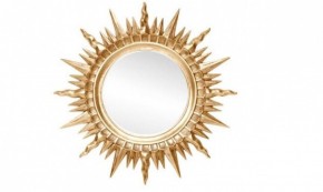 Зеркало круглое золото (1810(1) в Казани - kazan.ok-mebel.com | фото